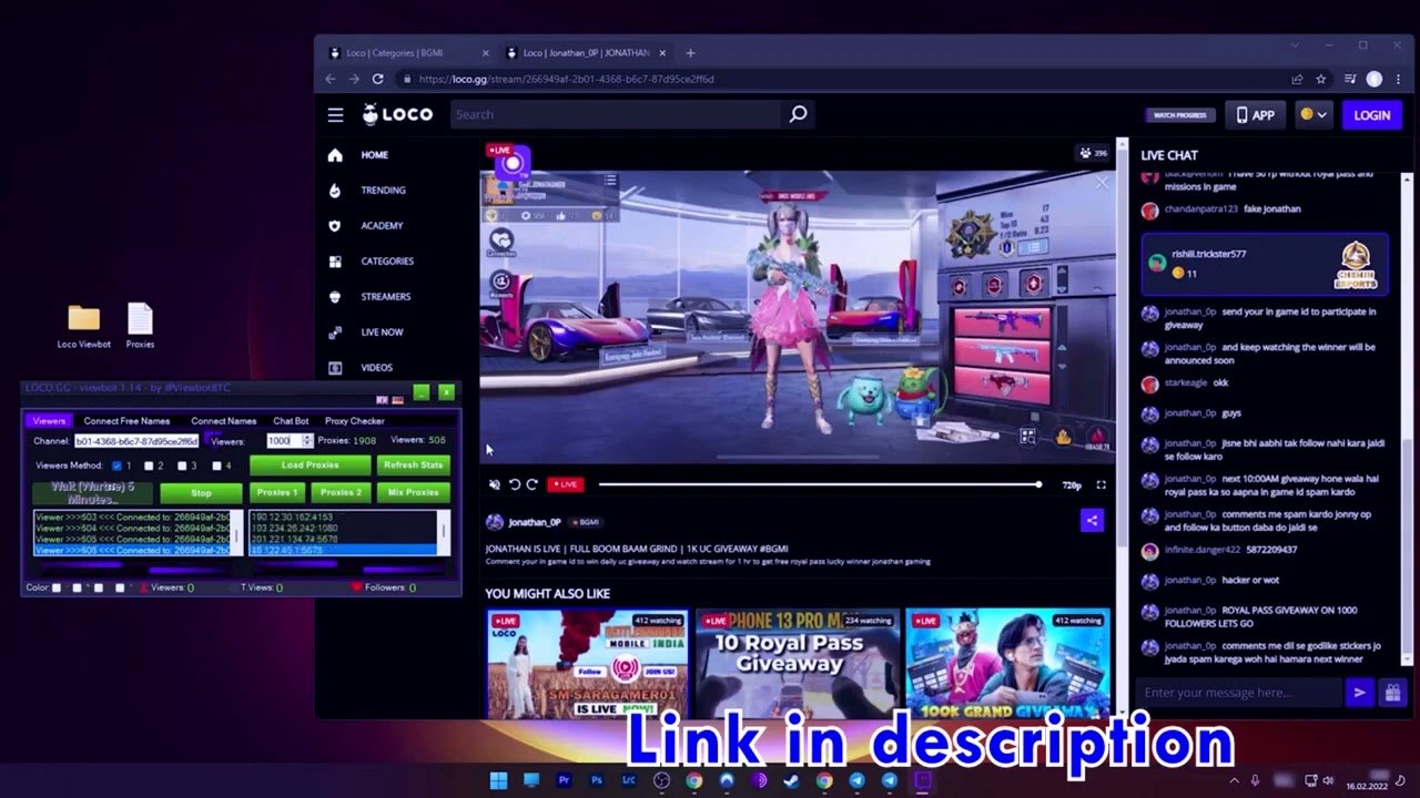 Loco VIEWER BOT | FREE VIEWS ON Loco LIVE STREAM | STREAM VIEW BOT DOWNLOAD | LIVE VIEW BOT