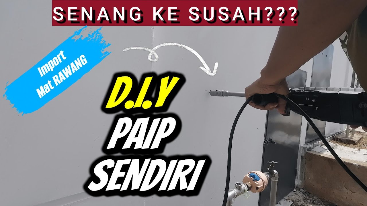 D.I.Y SENDIRI JE...JADI TAK JADI BELAKANG KIRA
