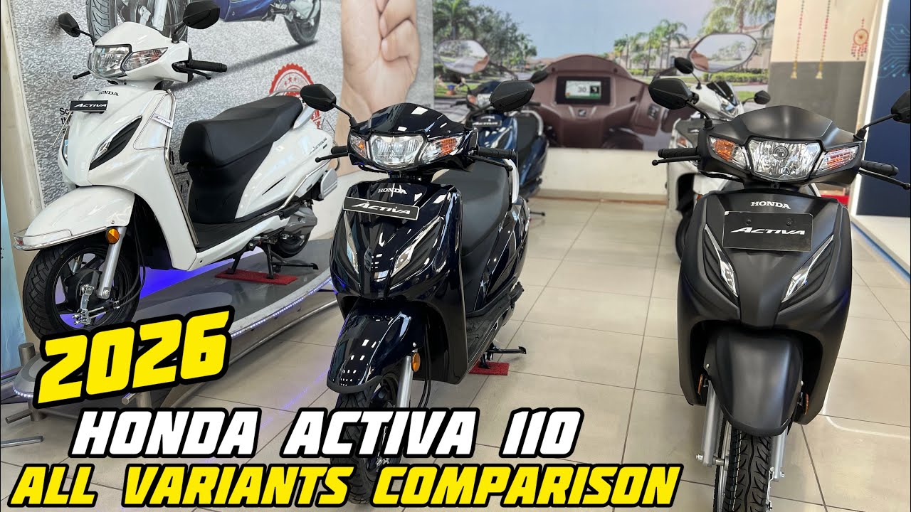 YE HAI SCOOTERS KA KING 👑| 2026 Honda Activa 110 All Variants Detailed Comparision Video | Activa 7g