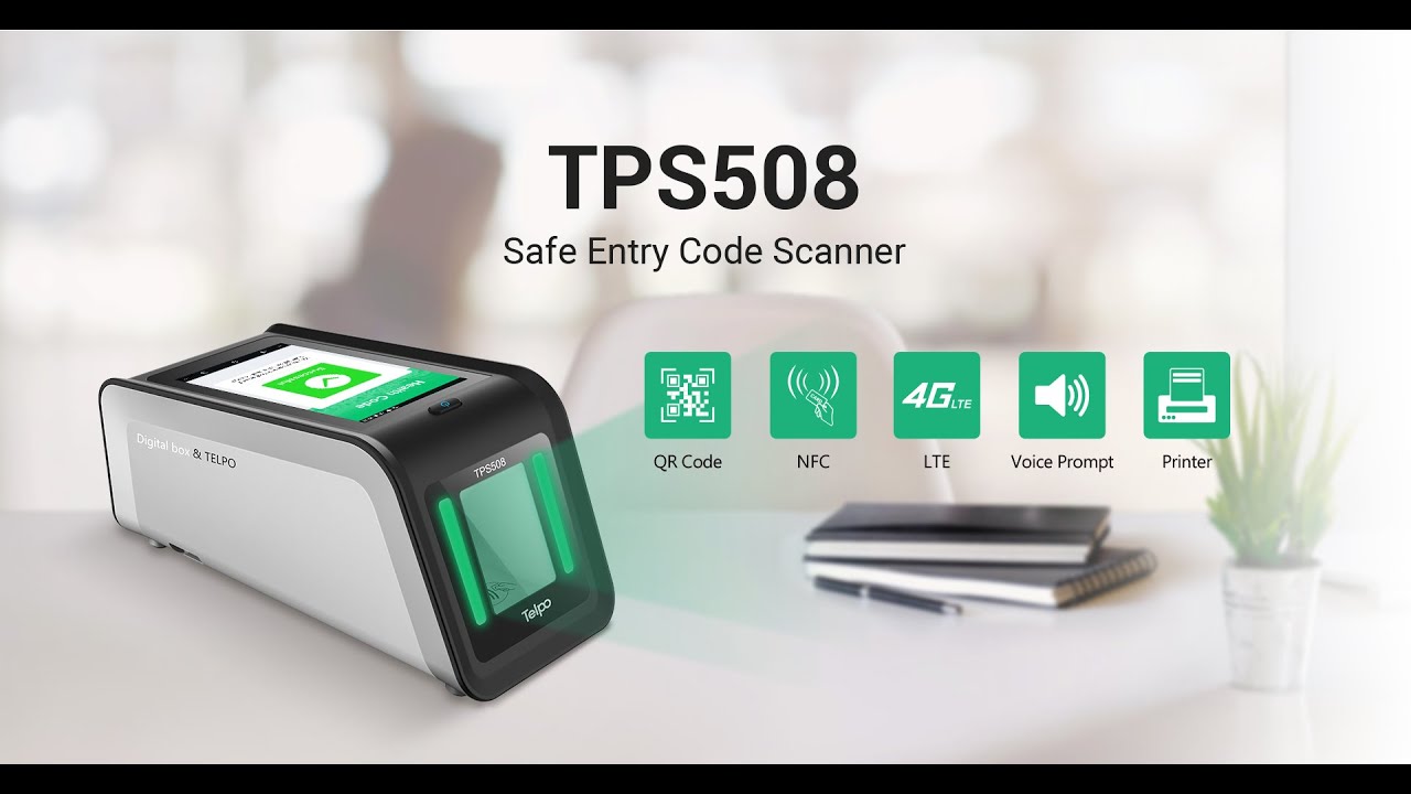 Telpo TPS508 | Health Pass QR Code Scanner Unboxing Video