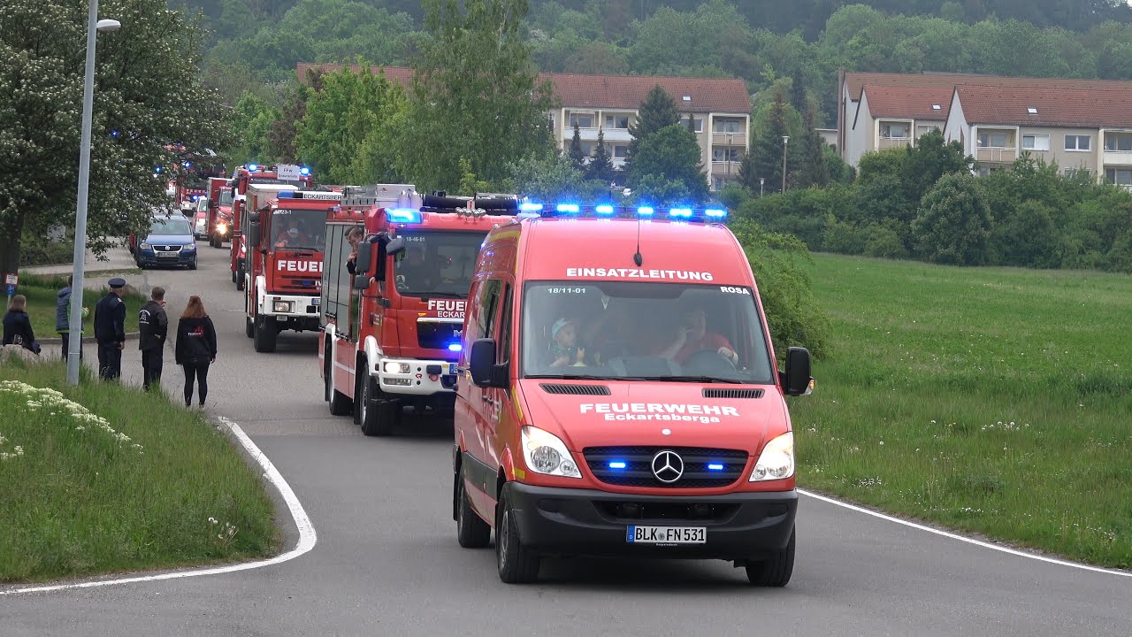 [BLAULICHT-KORSO 🚒💨] Festumzug 1️⃣3️⃣5️⃣ Jahre Freiwillige Feuerwehr Eckartsberga