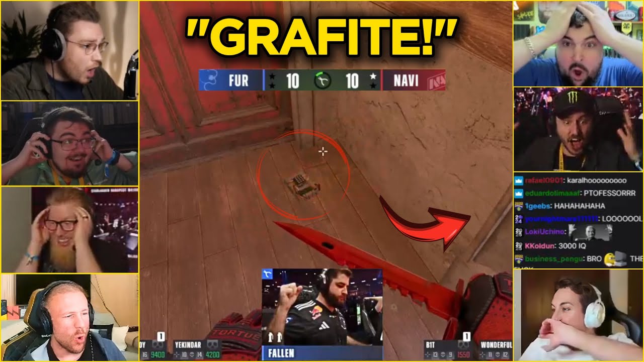REAÇÕES GRINGAS com O ROUND ABSURDO DO FALLEN NO MAJOR! (LEGENDADO)