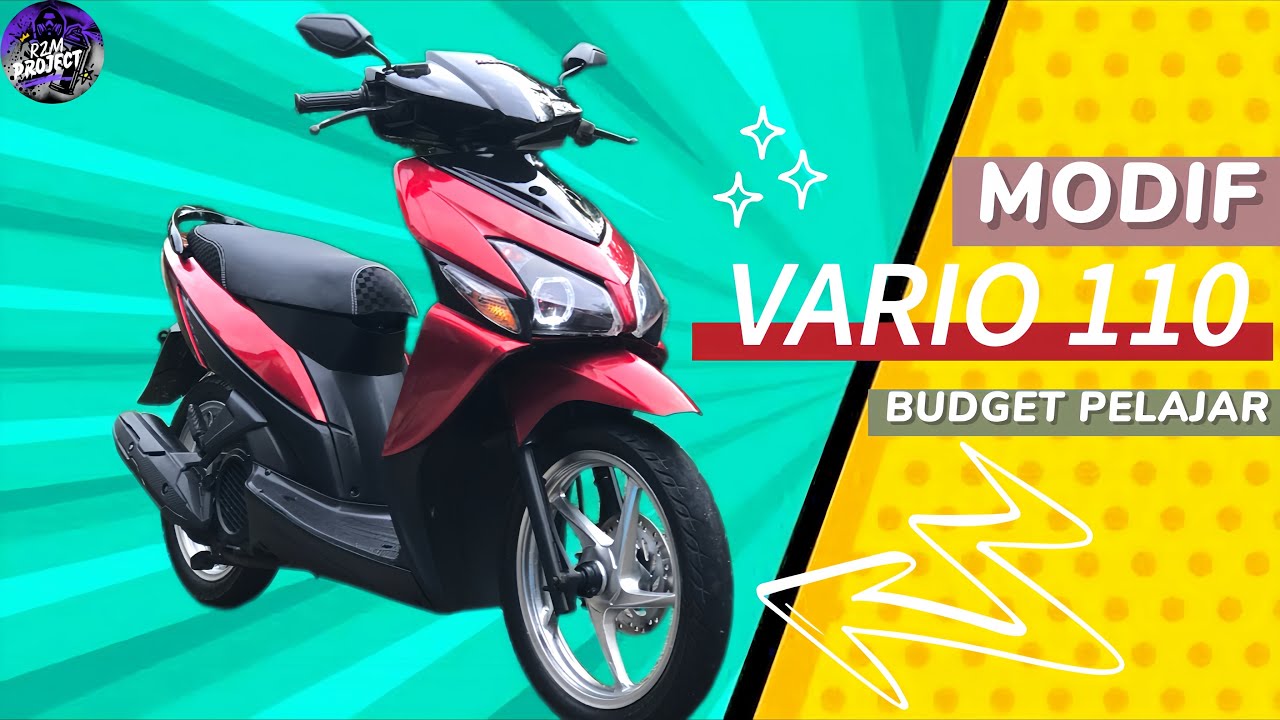 ✅MODIFIKASI VARIO 110 KARBU || BUDGED PELAJAR ‼️