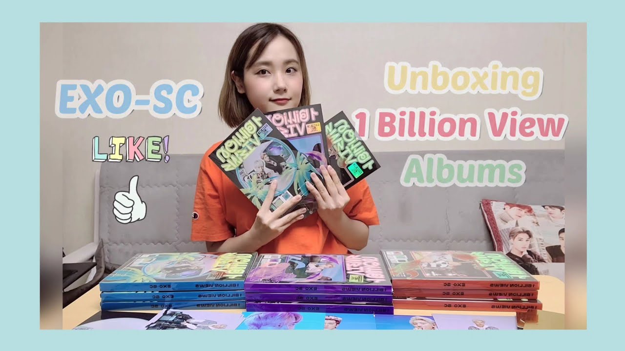 엑소 세찬 10억뷰 앨범 언박싱!! / EXO-SC 1 Billion Views Album Unboxing!!