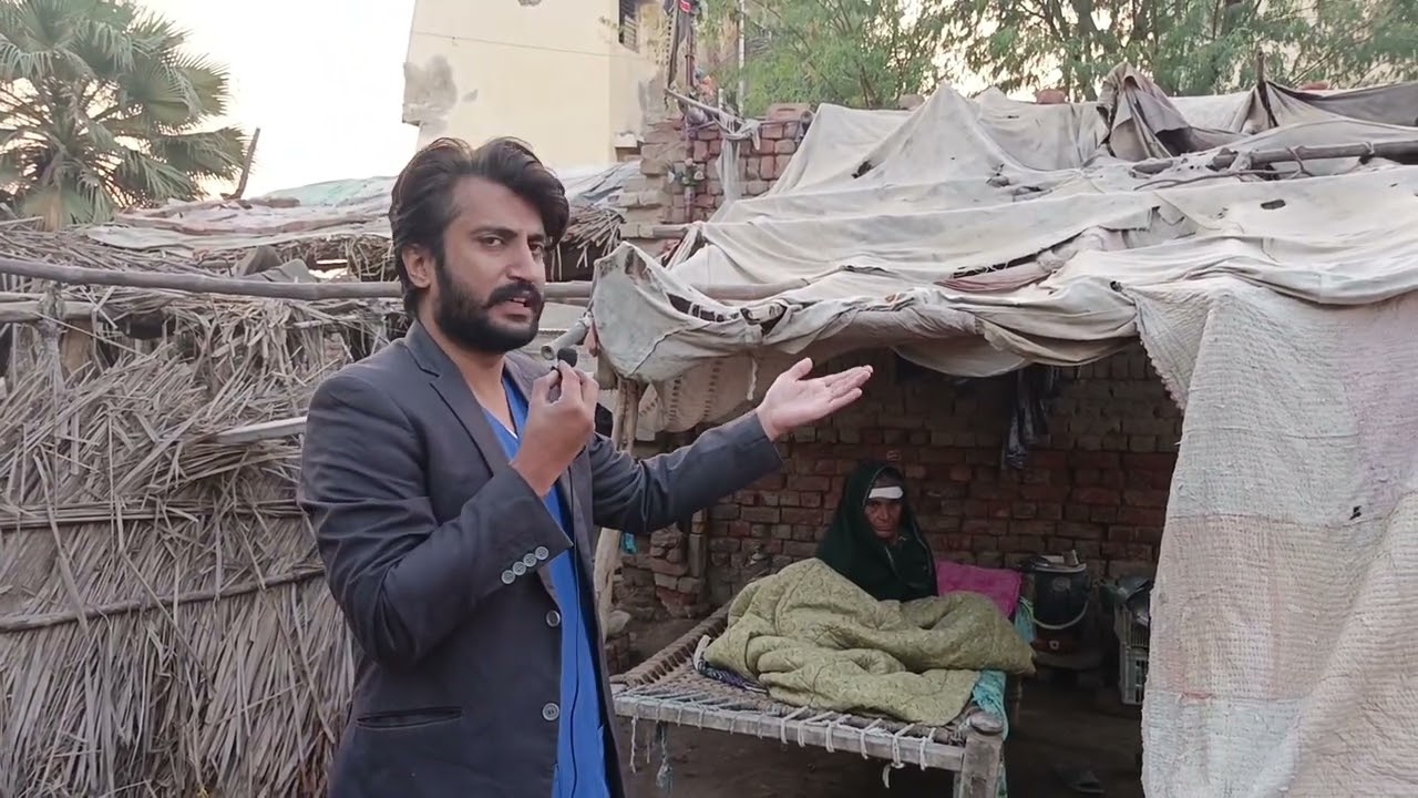 Helping an old ill woman