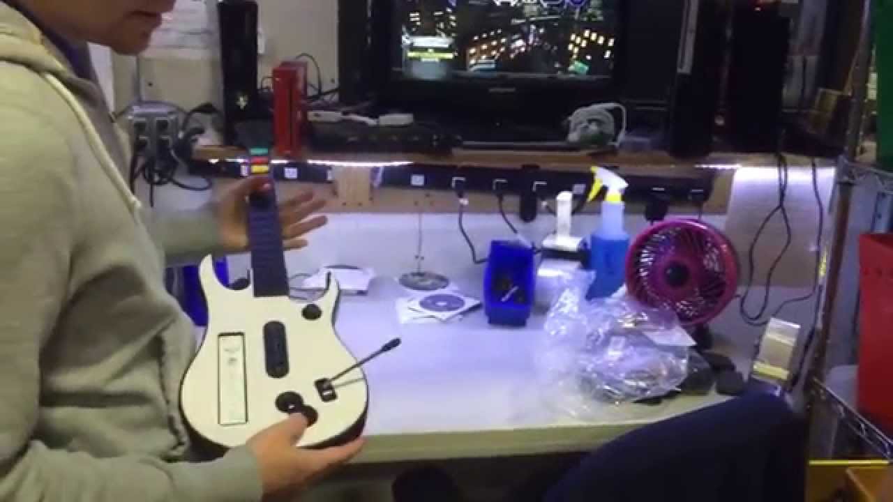 Wii Compatible Rock Band and Guitar Hero Guitar Controller