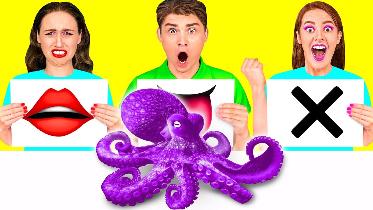 Kousnout, L&iacute;zat nebo Nic V&yacute;zva | Chytr&eacute; Gadgety vs Hacky Fun Fun Challenge