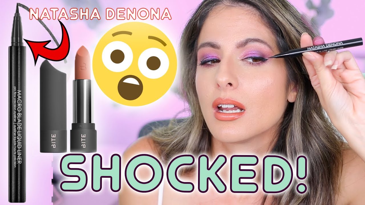 Natasha Denona Macro Blade liquid Eyeliner & Bite Beauty new Lipsticks! We have a WINNER!