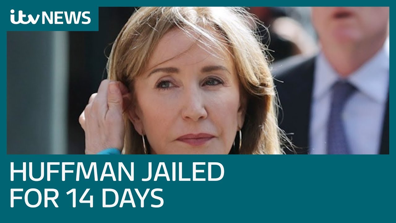 Desperate Housewives star Felicity Huffman jailed in college admissions scandal | ITV News