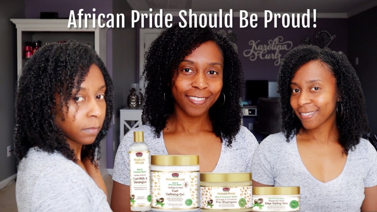 *NEW*African Pride Moisture Miracle Products...They Have A Curl Defining Gel Y'all!