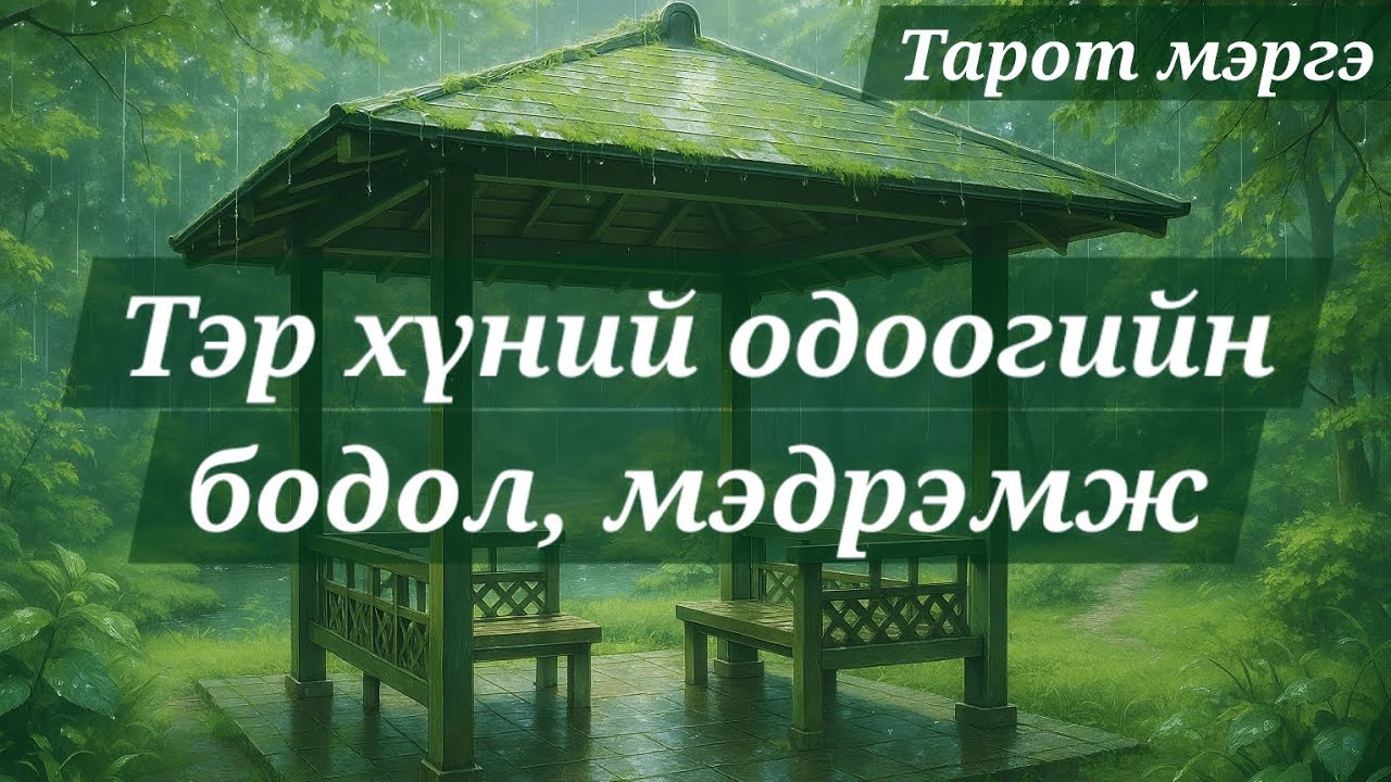 💭ТАНЫ БОДОЖ БУЙ ТЭР ХҮН ТАНЫ ТАЛААР ЯМАР БОДОЛ МЭДРЭМЖТЭЙ БАЙНА ВЭ? ☆ Тарот мэргэ