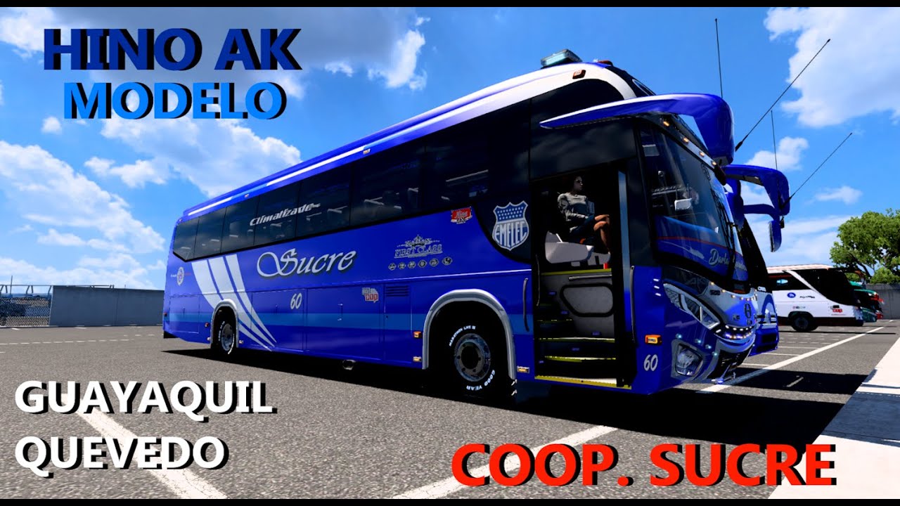 COOP. SUCRE  GUAYAQUIL - QUEVEDO - HINO AK MODELO🔔