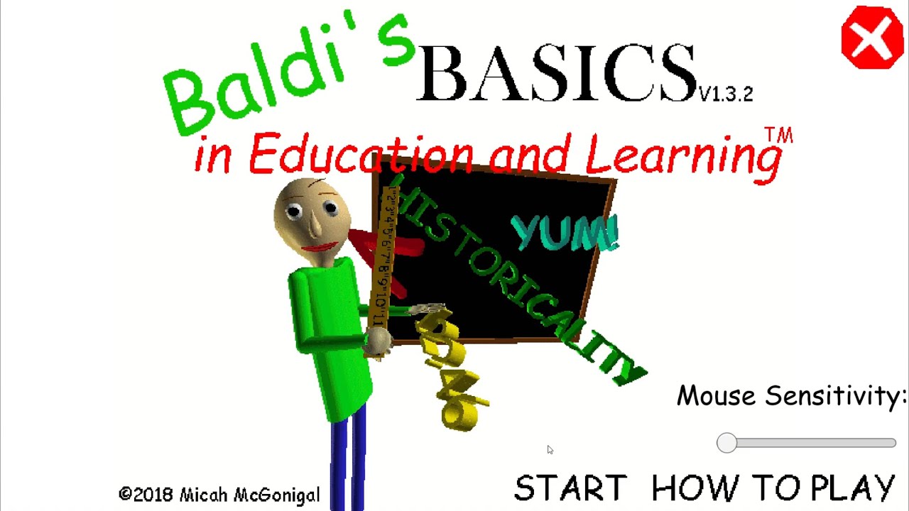 Baldi's Basics 1.3.2 in 1.2.2 Baldi 1.2.2 mod