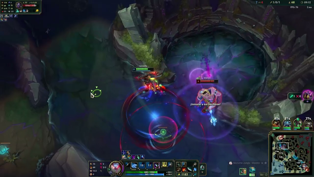Noc gameplay | muchos errores | platino 3