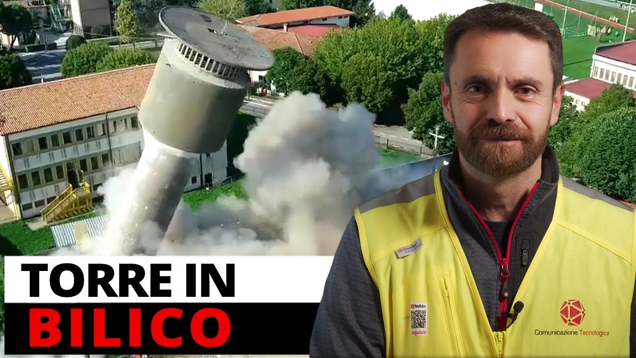 DEMOLIZIONE AD ALTO RISCHIO! La torre idrica di Bovolenta