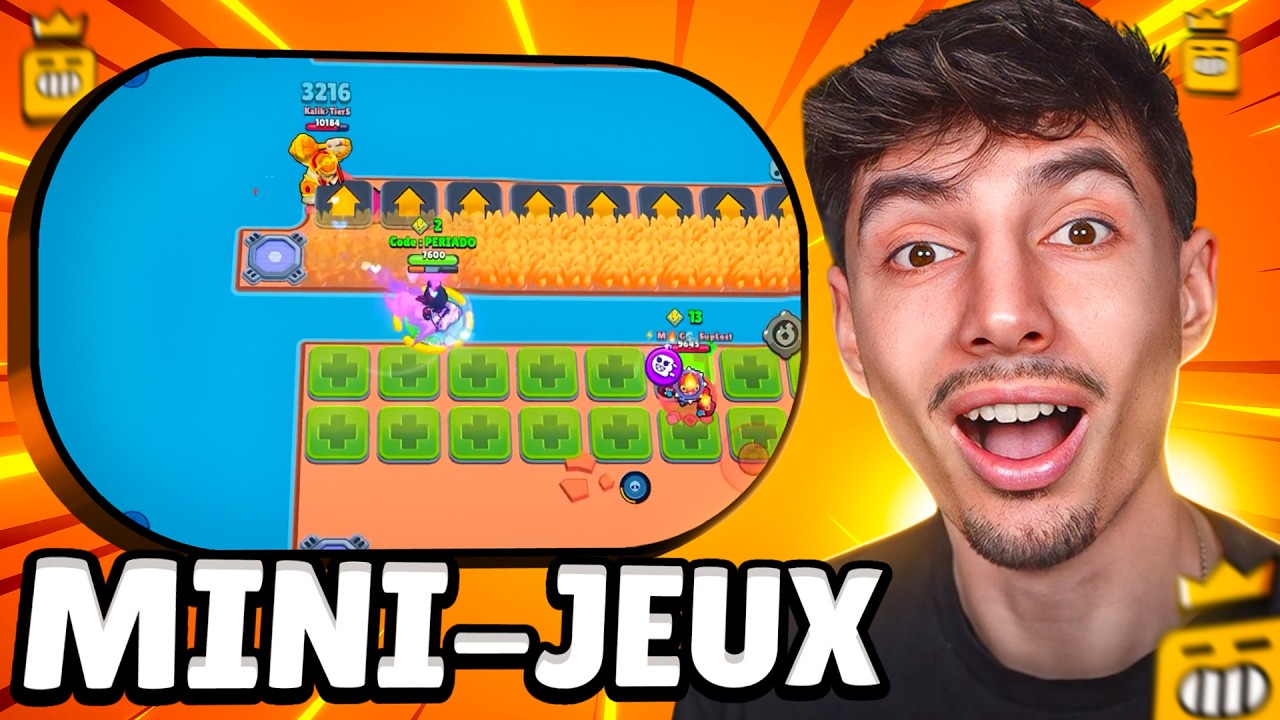 MEILLEURS MINI-JEUX A FAIRE sur BRAWL STARS (fou rire 😂 )