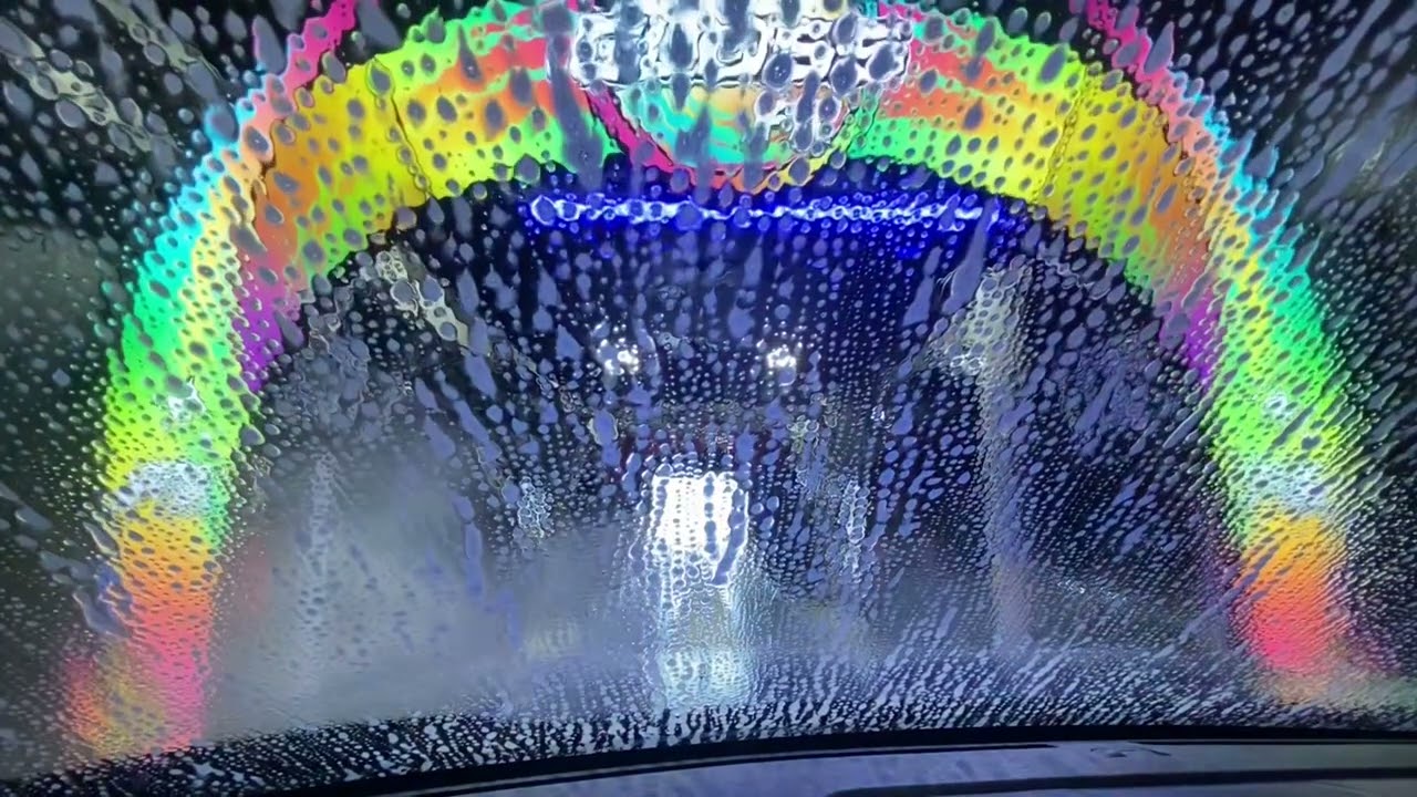 Car Wash Slo-Mo with Relaxing Music