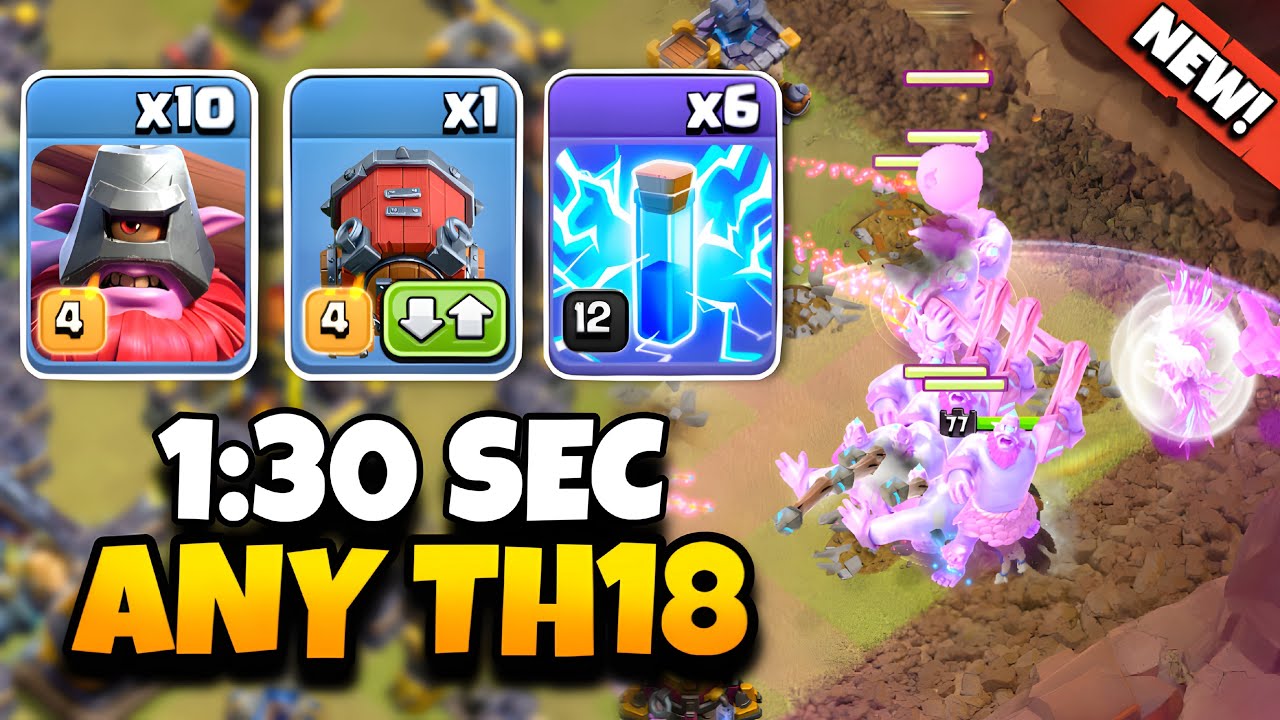 Rank Push with ZAP THROWERS ⚡ Ranked Battles | Clash of Clans
