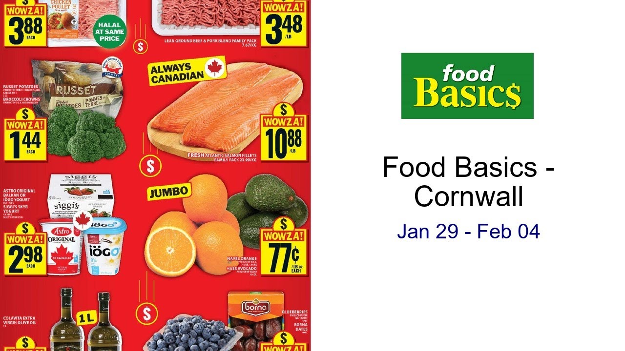 Food Basics - Cornwall Jan 29 - Feb 04