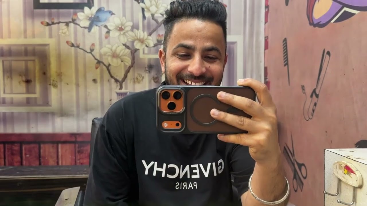 Akash Di Hair Cutting Karuni Bohat Okhi 😅
