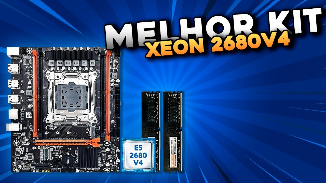 COLOQUEI UM XEON 2680v4 NO PC DA PATROA 😱 AGORA O BICHO VOA!