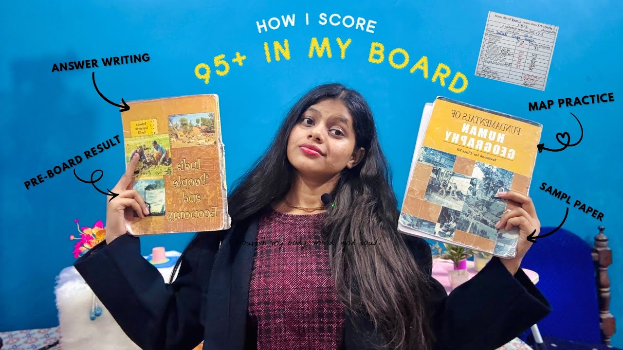 How I score 95+ in geography & you can too💕✨ 
