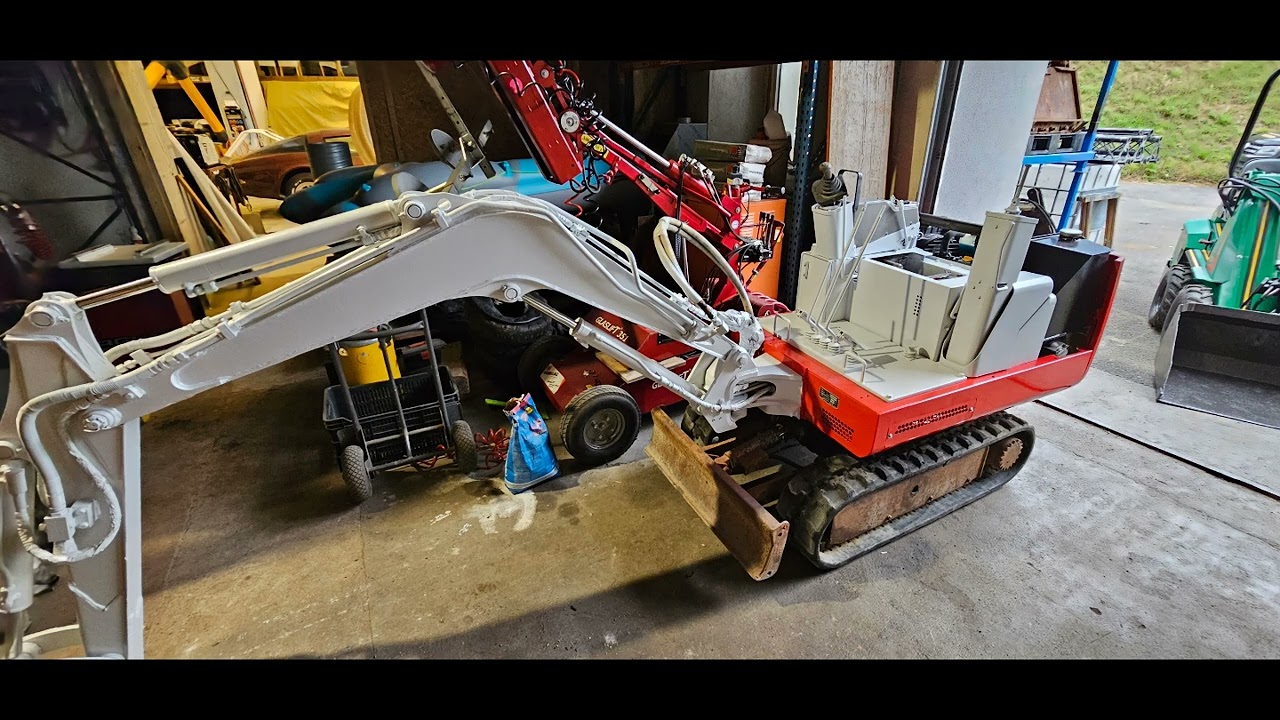 Takeuchi TB015 restoration, Überholung, Instandsetzung, felújítás