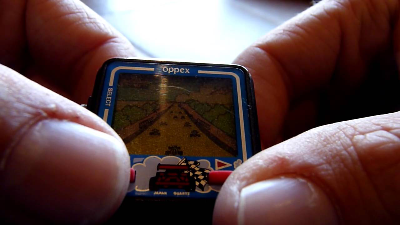 LCD Spiel Game - CAR RACE OPPEX - WRIST WATCH