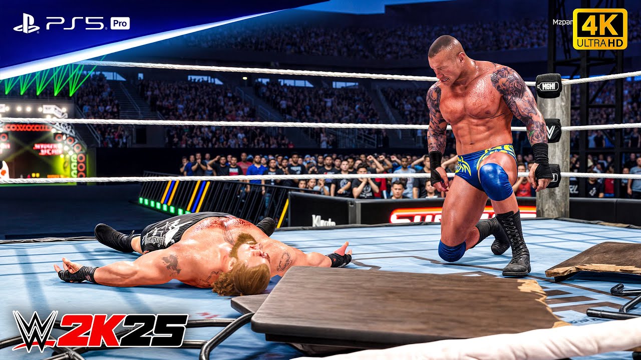 WWE 2K25 - Randy Orton vs. Brock Lesnar - No Holds Barred Match at SummerSlam | PS5™ Pro [4K60]
