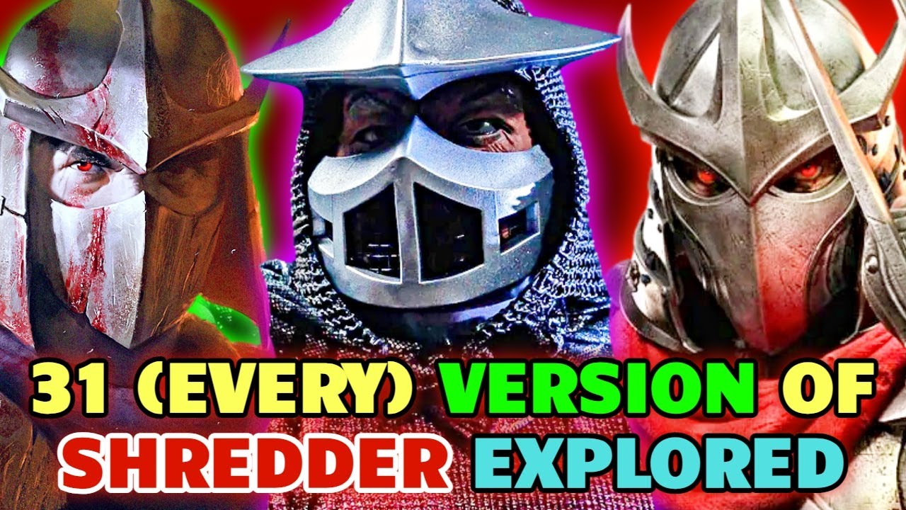 31 (Every) Shredder Variant Across Different Movies, Comic Books And Cartoons - Explored In Detail