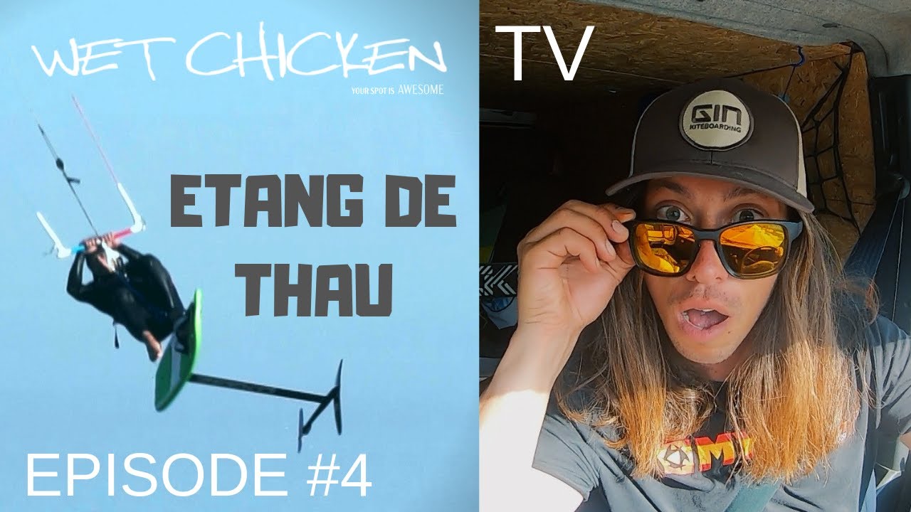 ÉPISODE #4 :   ATTAQUE D'OURSINS sur l'étang de thau ! ... #kite #france #vanlife