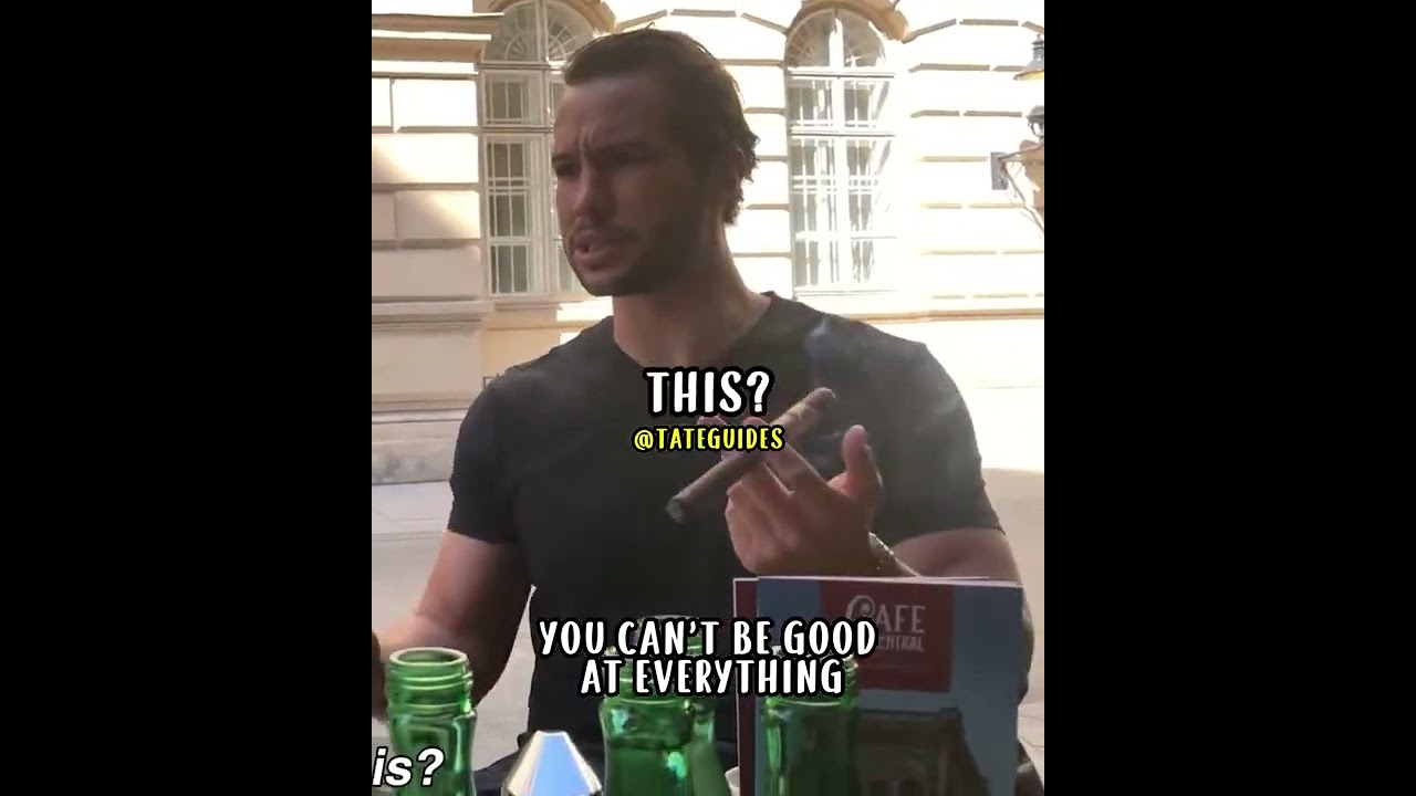Andrew Tate Can't Smoke The Cigar