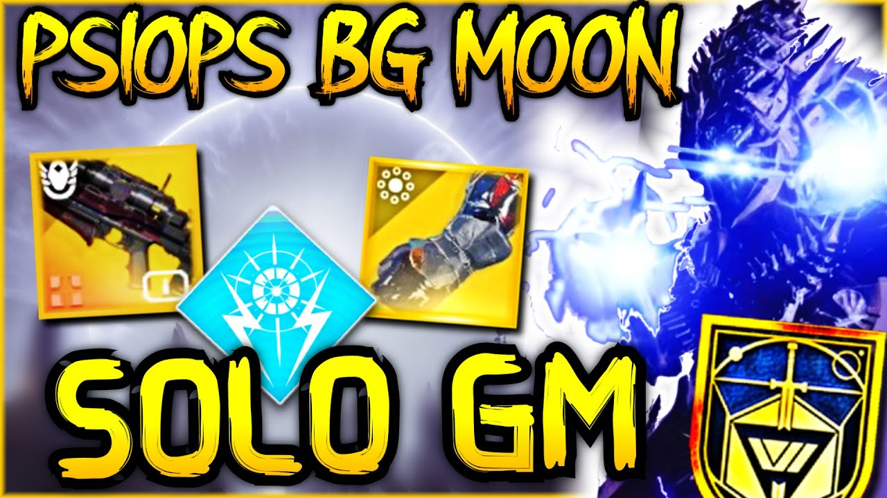 So intense ! Solo GM PsiOps BG Moon (Prismatic Warlock) [Destiny 2 Episode Heresy]