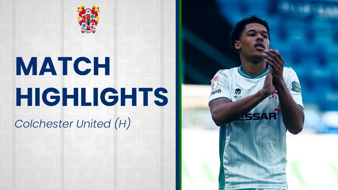 Match Highlights | Tranmere Rovers v Colchester United (2025/26)
