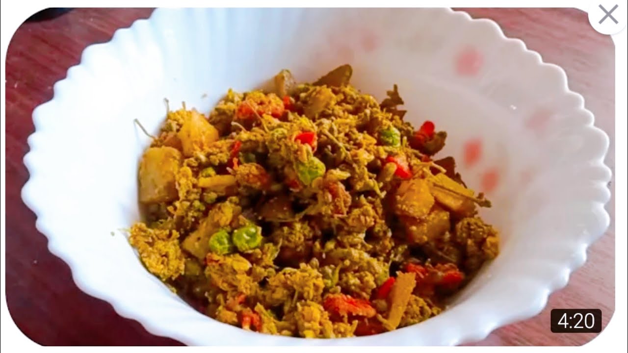 Sojne Fuler Recipe । Drumstick flower's Curry । সজনে ফুল পোস্ত দিয়ে। My kitchen by Moumita