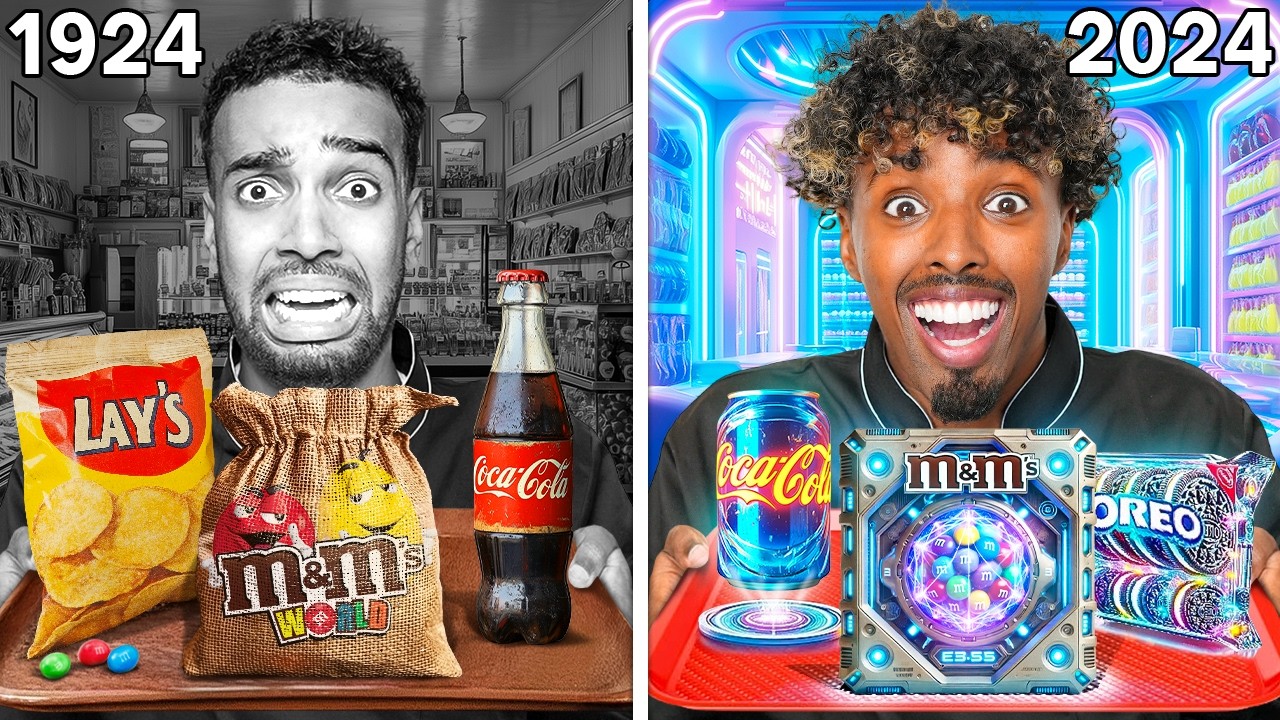Eating 100 Years Of Snacks