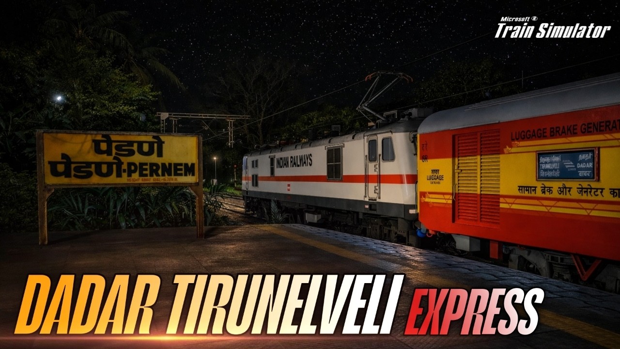 👀❤️22629 - Dadar Central - Tirunelveli SF Express  ✨🫰 | Konkan Costal Link | #msts  #indianrailways