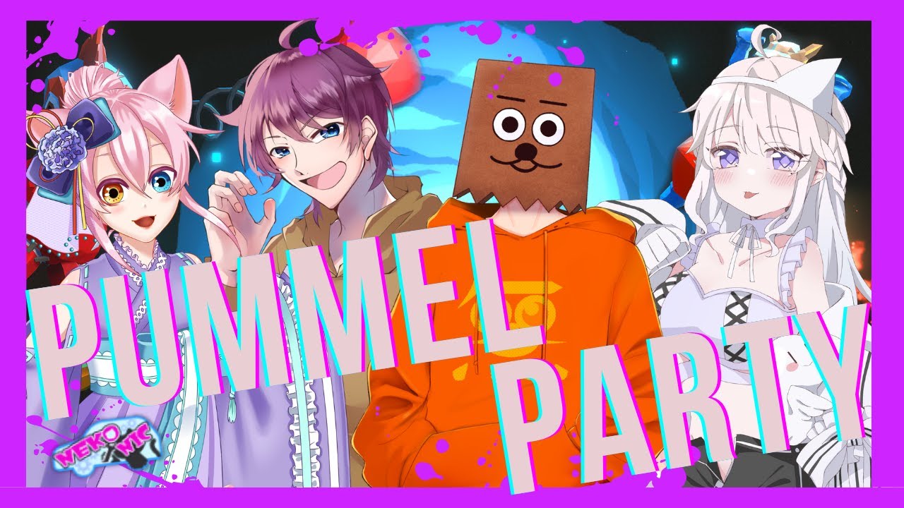 【pummel party】ネコニックで大騒ぎ👻 #桃源郷GTA【井戸端呪】