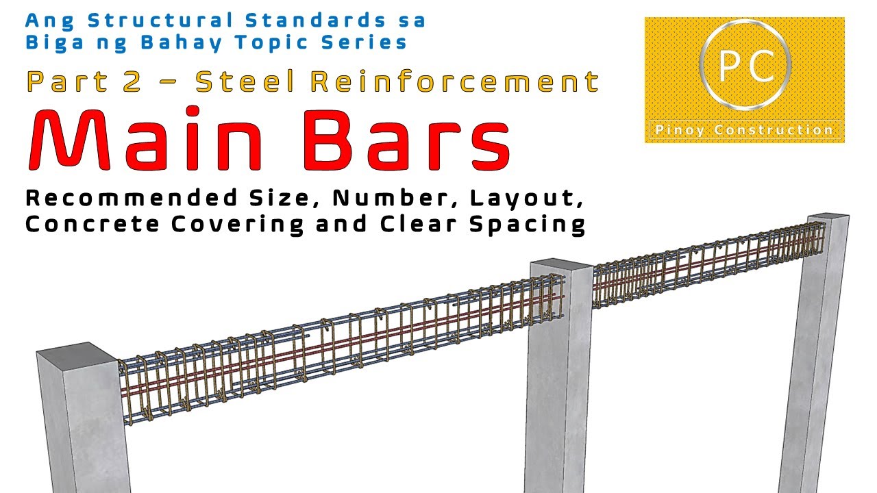 Ang Structural Standards sa Biga ng Bahay Part 2 - Steel Reinforcement (Main Bars)
