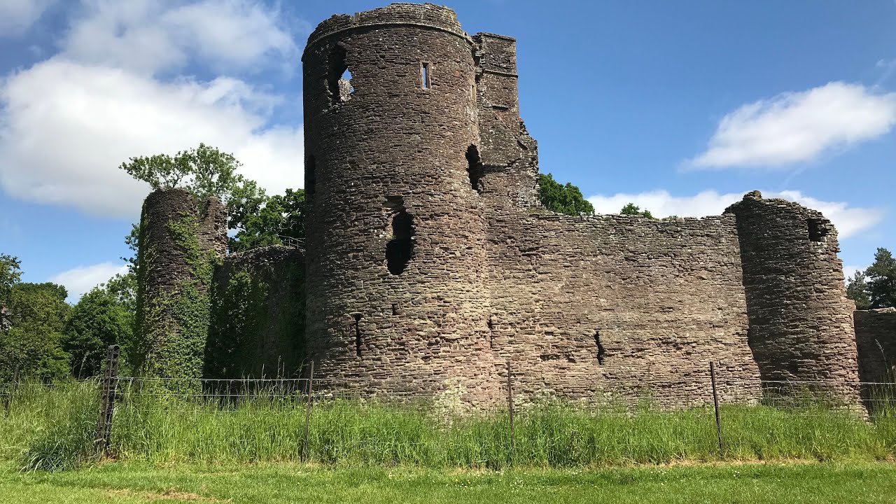 A Walk Around Grosmont Castle, Abergavenny, Monmouthshire, Wales.