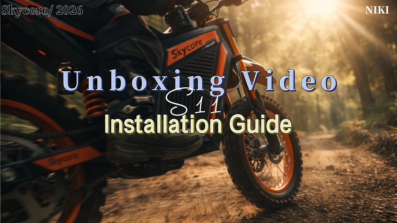 Skycore S11 Electric Dirt Bike | Unboxing and Assembly