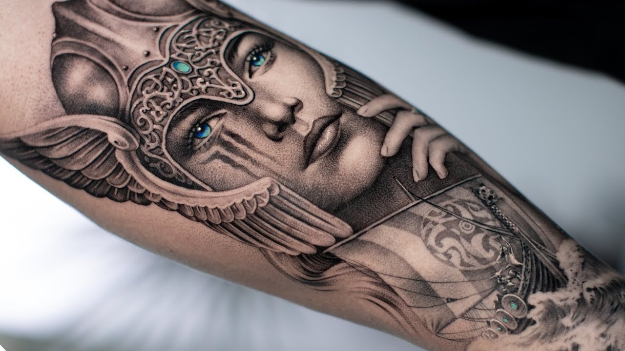 VIKINGS INSPIRED TATTOO TIME LAPSE
