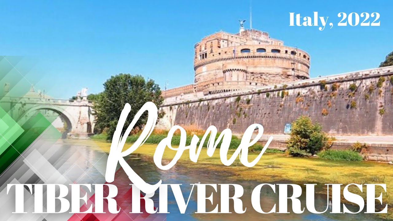 The TIBER River Boat Tour in ROME Italy August 2022 [4K]