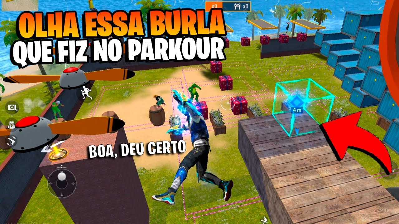 SALVEI O PARKOUR QUE A MARIA ESQUECEU UM OBJETO NO FREE FIRE #freefire #ff