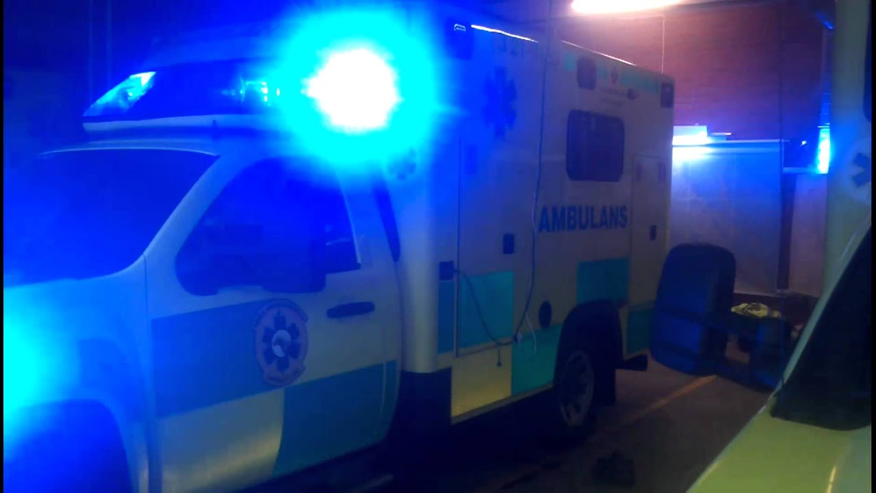 Bl&aring;ljus - Ambulans bl&aring;ljus - Bl&aring;ljus Ambulans