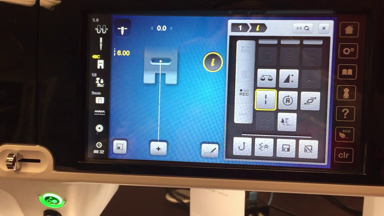 Bernina Basting stitch