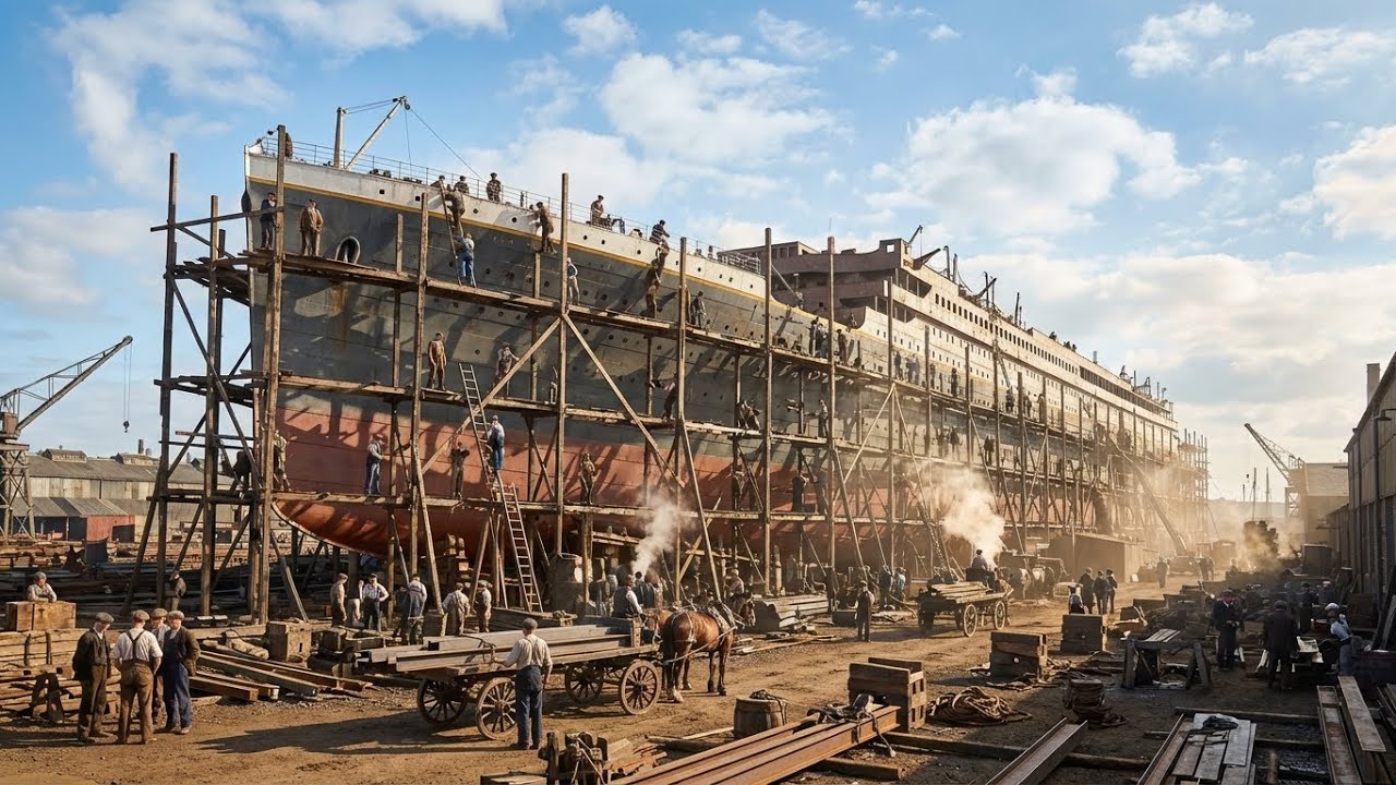 TITANIC Construction Secrets Revealed The 1912 Shipbuilding Process
