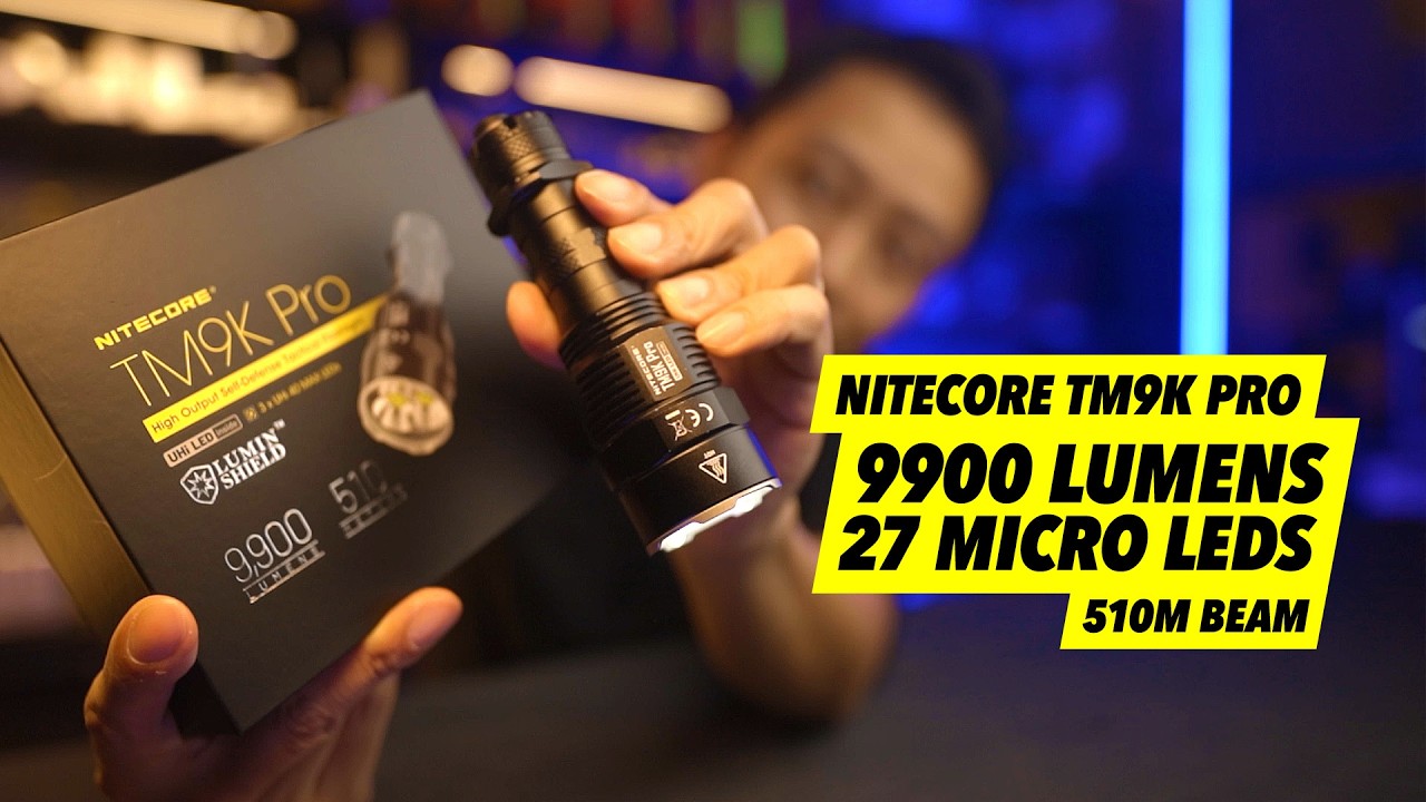 Обзор Nitecore TM9K PRO: плюсы, минусы и важные особенности!
