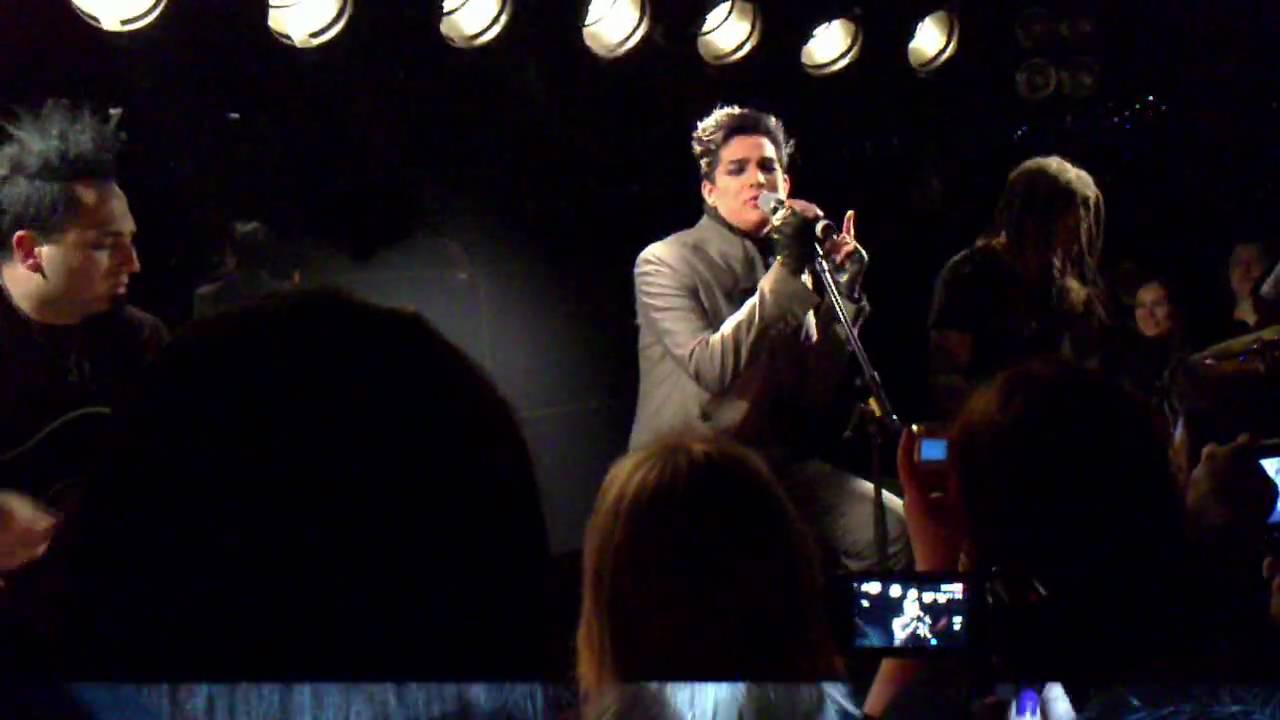 ADAM LAMBERT - MUSIC AGAIN (LIVE @BERNS, STOCKHOLM SWEDEN 31/03/2010)