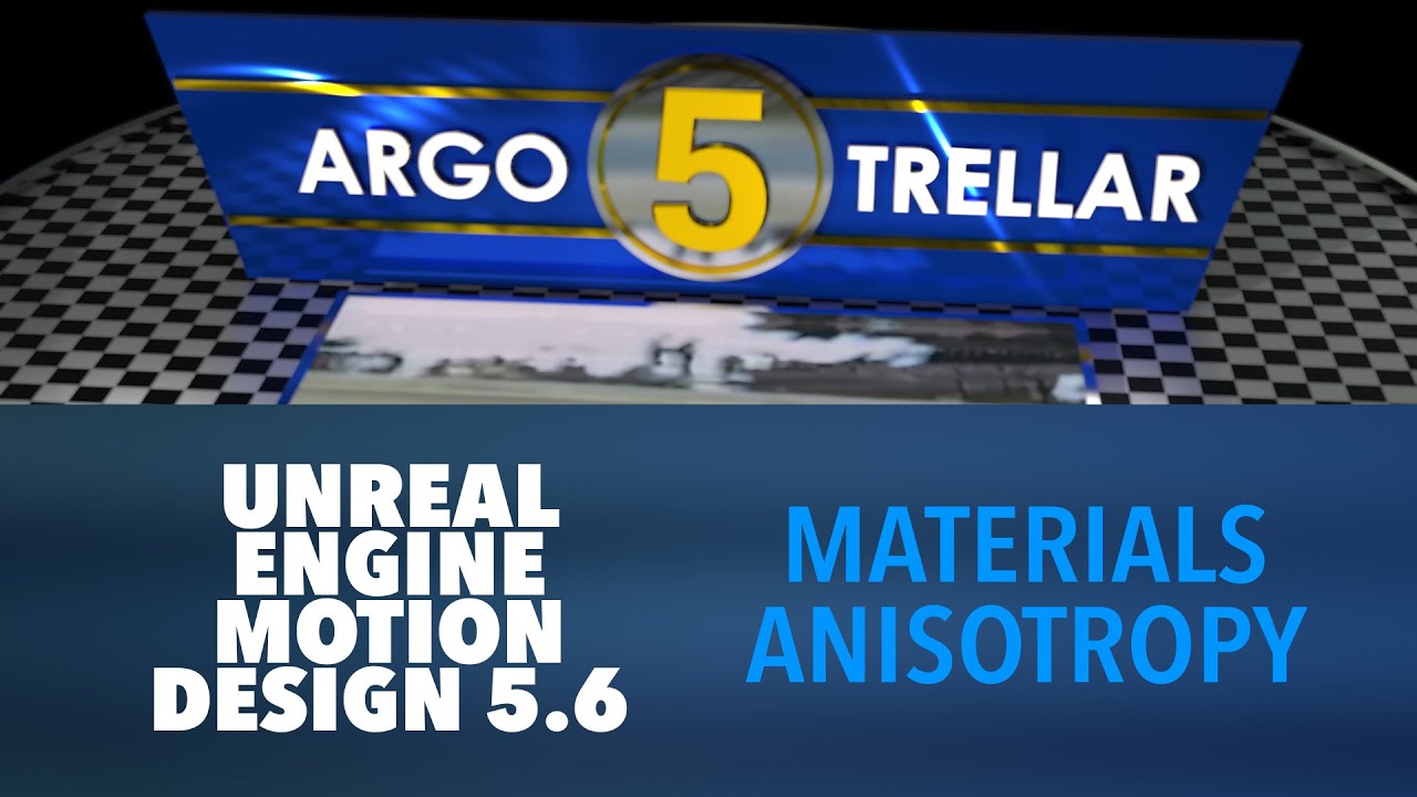 Unreal Engine Motion Design Tools: Material Designer Anisotropy